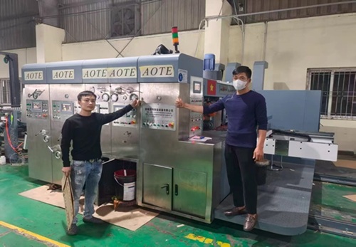 August 2025 Land Transportation ： Model ATFG-I High-Speed Fully Automatic Printer Slotter to PHU PHAT PACKAGING, Vietnam