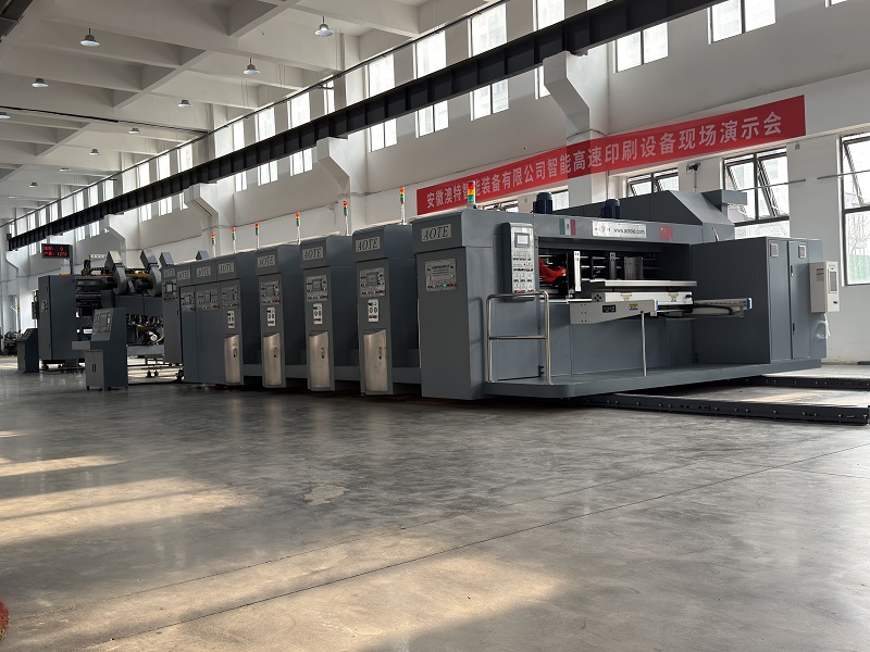 Model ATFG-IV  High Speed Fully Automatic Printer Slotter and Die Cutter with Folder Gluer(Full Servo) (Fixed Type)