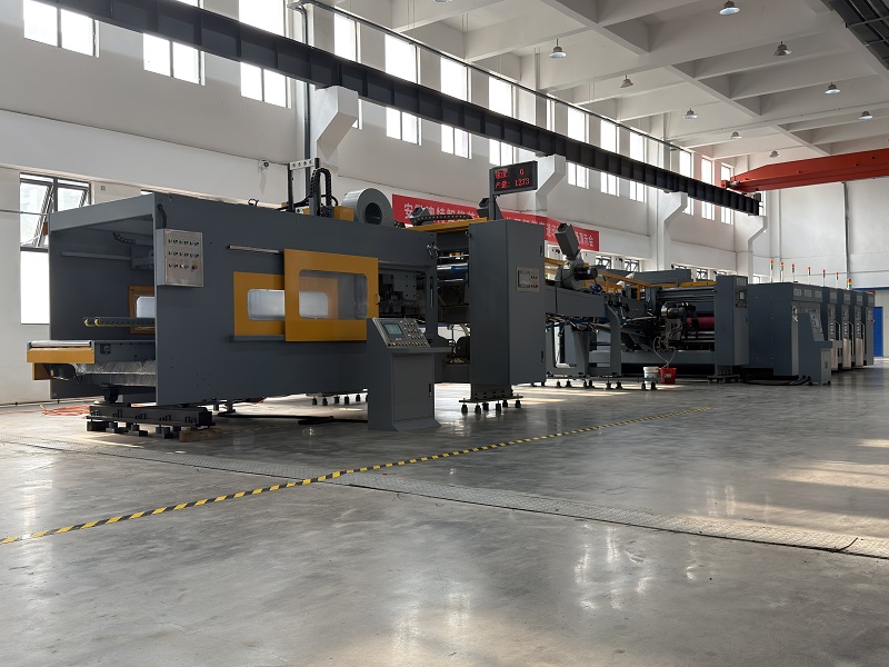 Model ATFG-IV  High Speed Fully Automatic Printer Slotter and Die Cutter with Folder Gluer(Full Servo) (Fixed Type)