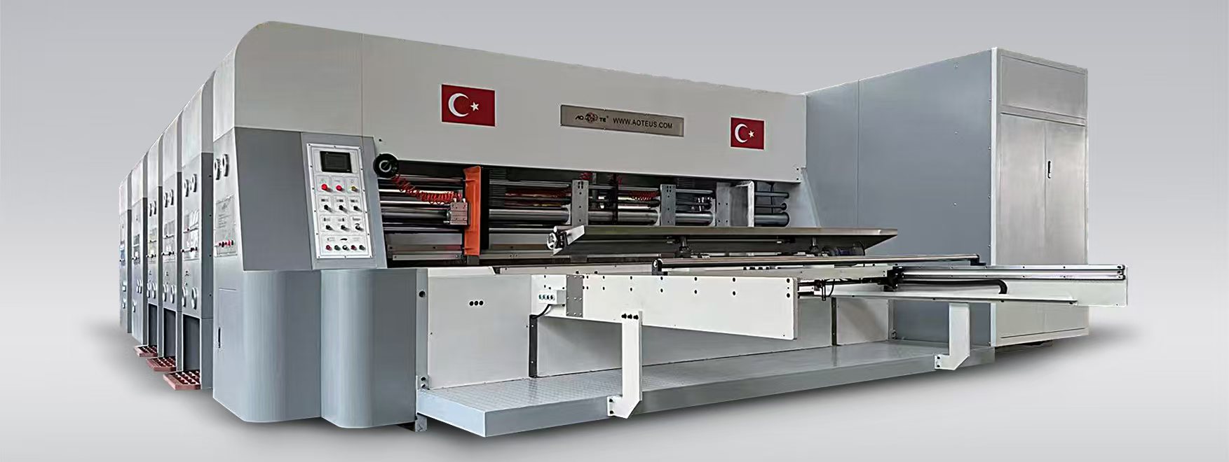 Model ATFG-II High Speed Fully Automatic Printer Slotter and Die Cutter(Jumbo Type)(2500x3600mm)