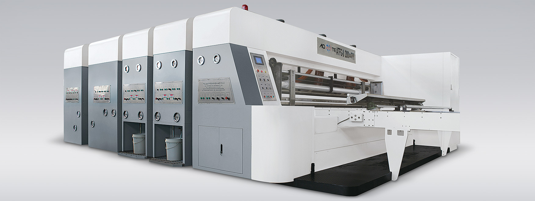 Model ATFG-II High Speed Fully Automatic Printer Slotter and Die Cutter(Jumbo Type)(2000x4700mm)