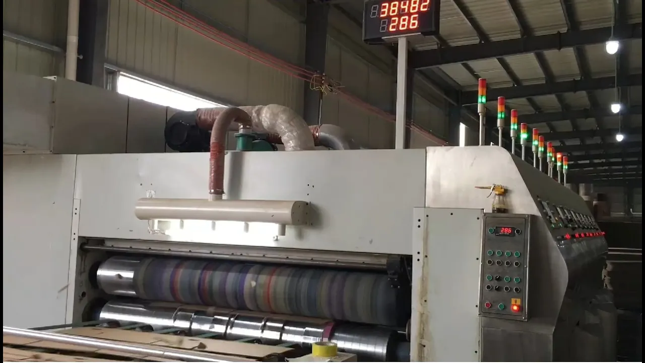 Model ATFG-III(HD Type) Flexo Printer and Die cutter | Running in Dali,China