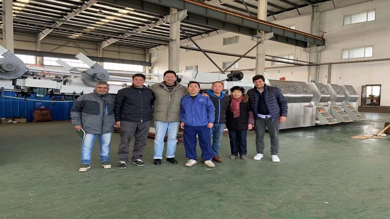 ATFG IV- (Fixed Type) Flexo Folder Gluer in Line Exported to Argentina