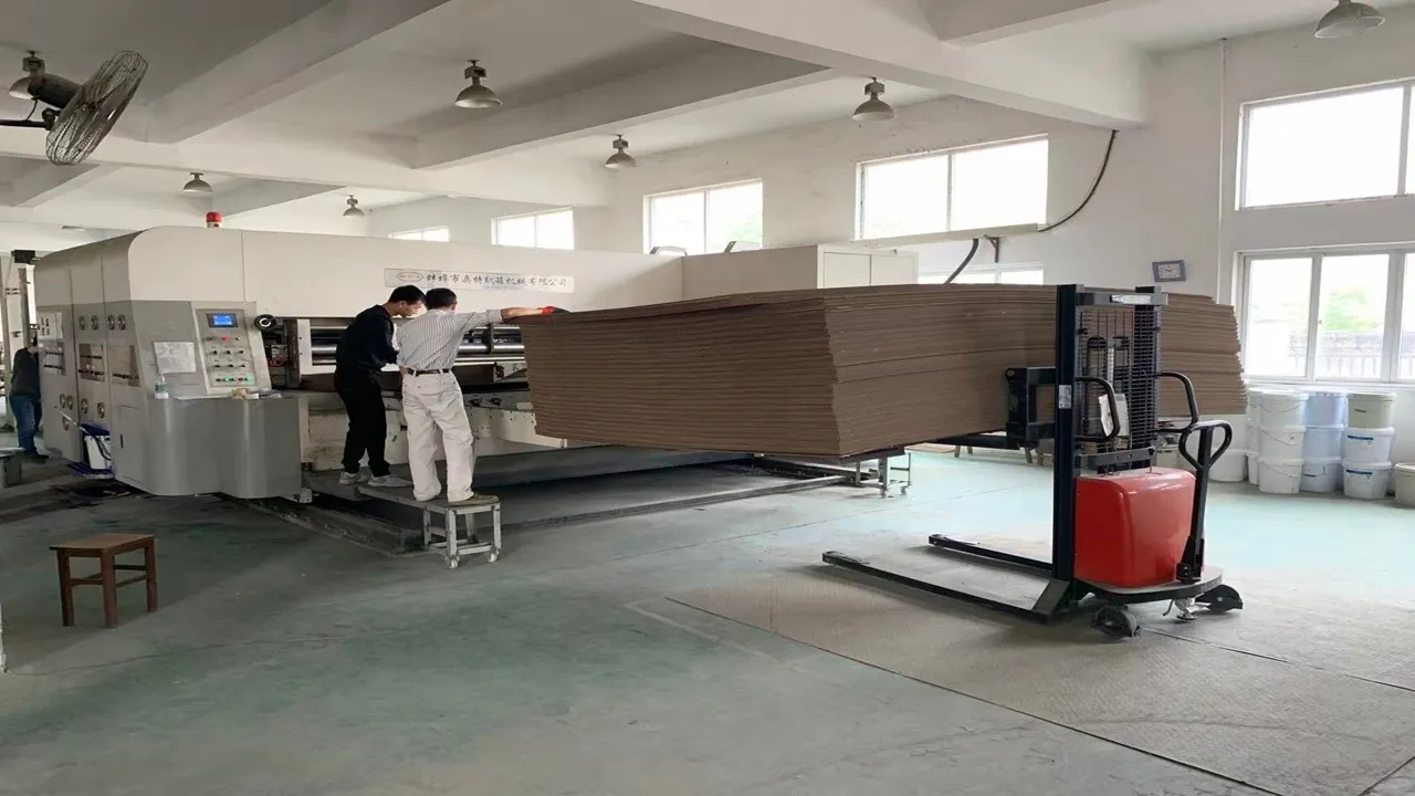 Model ATFG-II Jumbo Flexo Printer Slotter | Running in China Factory