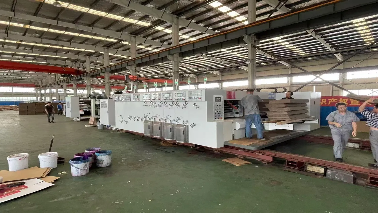 Model ATFG I-Flexo Folder Gluer in Line Export to Argentina